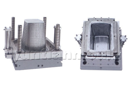 塑料垃圾桶模具03