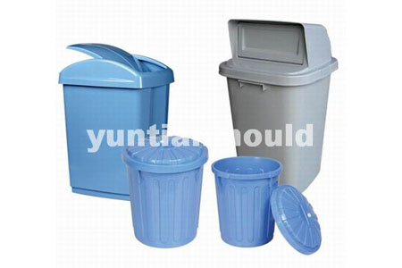 塑料垃圾桶模具01